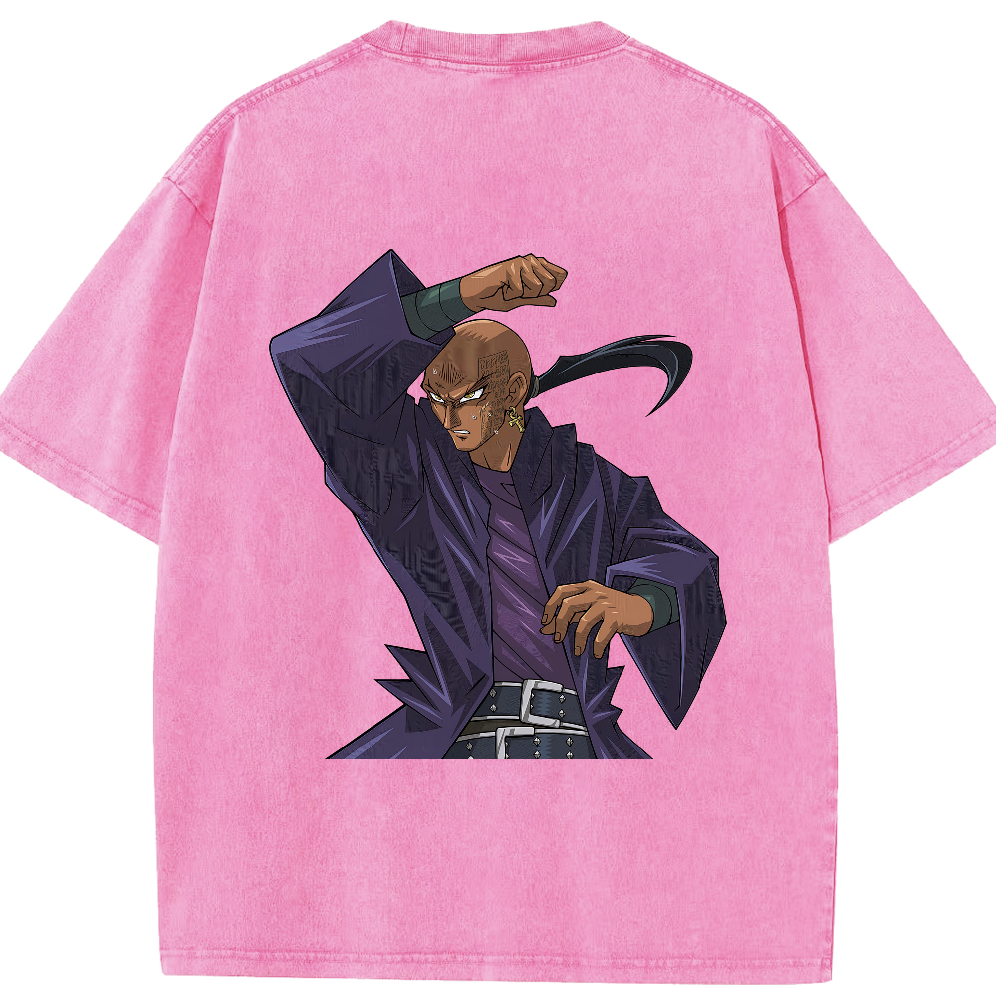 （画像用） 遊☆戯☆王 Yu-Gi-Oh! 綿100% ヴィンテージ風 半袖Tシャツ（背面プリント）
